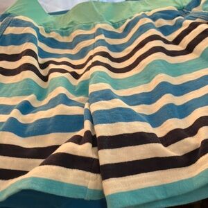FINAL MARKDOWN Addison bay Striped Blue and Black Women's Shorts small